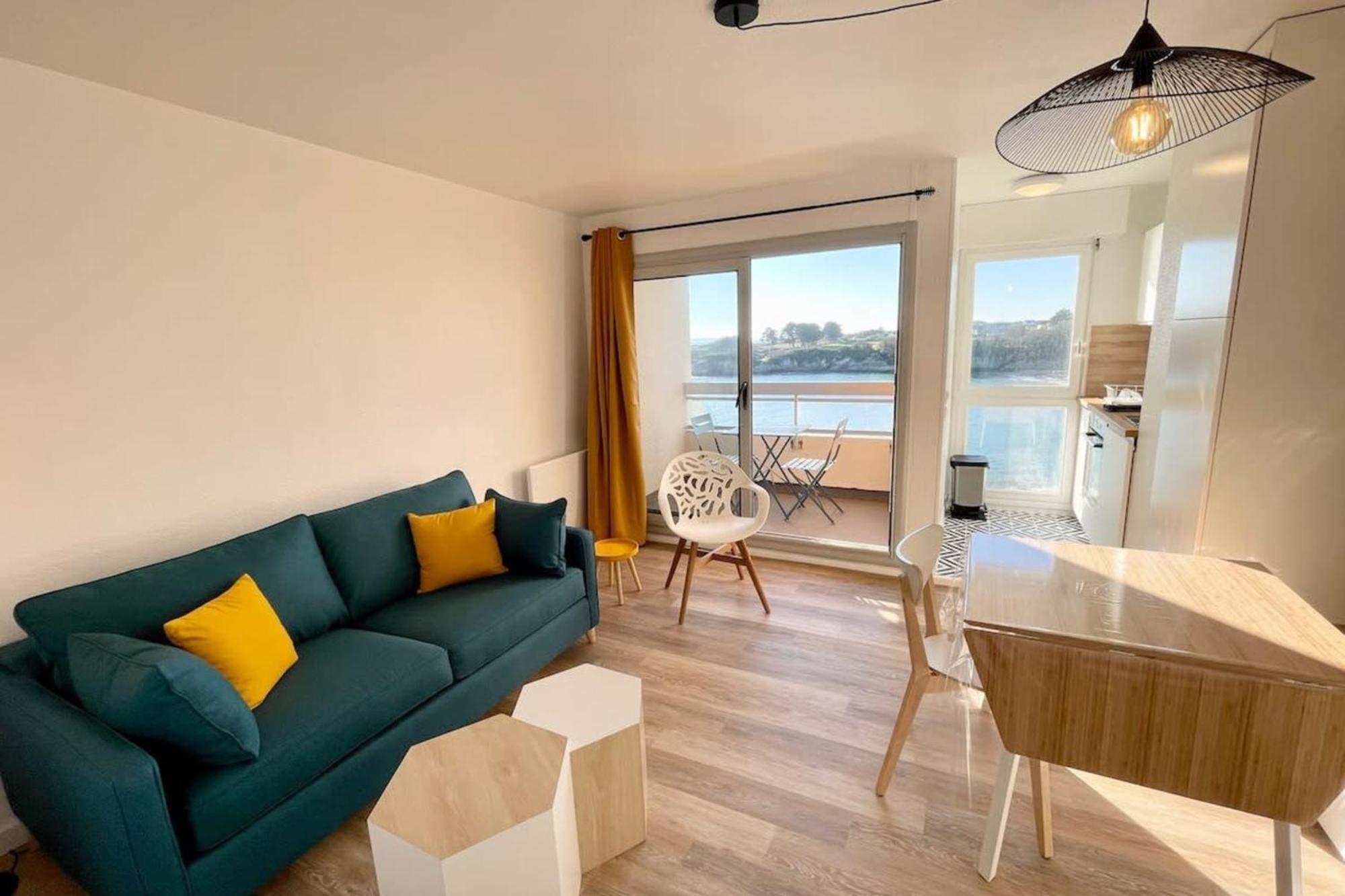 Pieds Dans L'Eau T2 Archi Cosy - Vue Mer 180 بلومور المظهر الخارجي الصورة